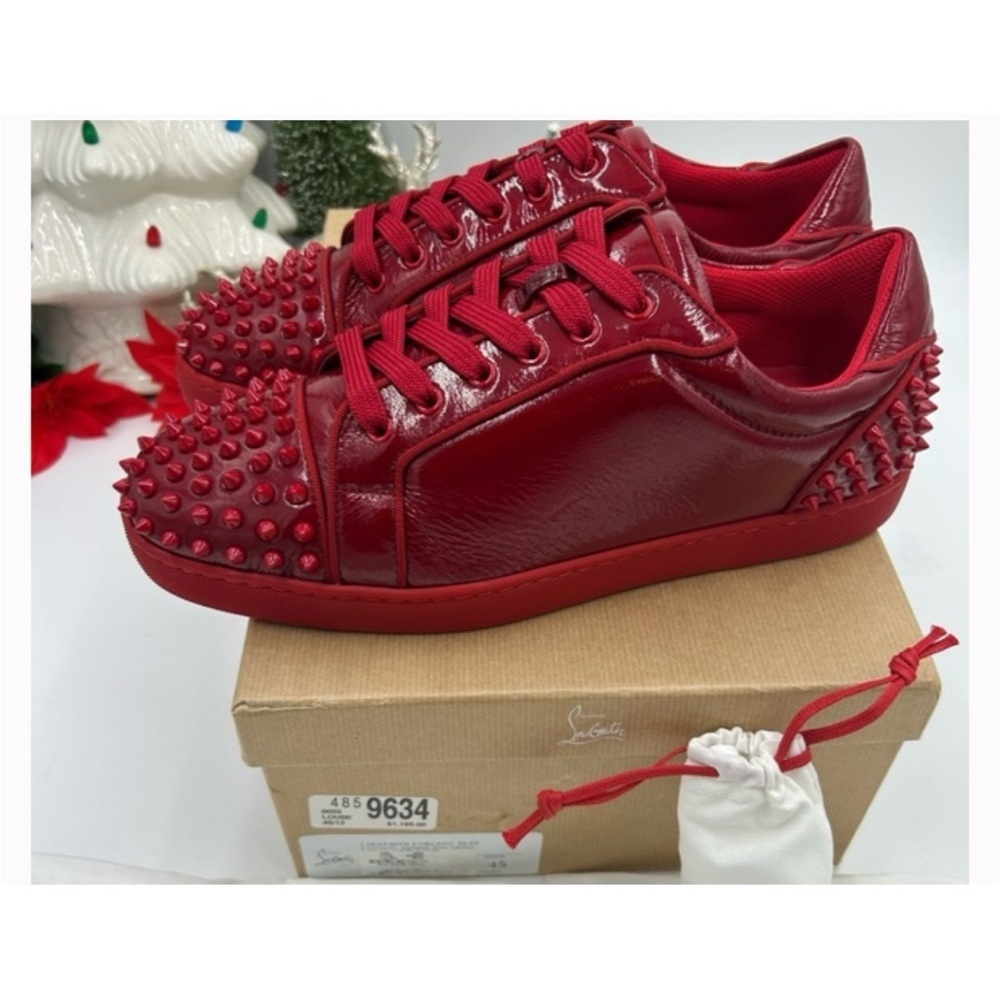 Christian Louboutin SEAVASTE orlato flat sneakers size 46 made in Italy - Picture 4 of 6